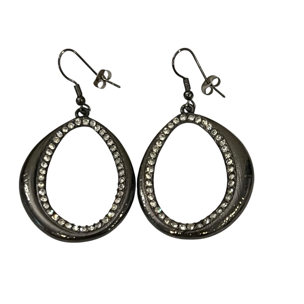 Elegant Silver Hoop Earrings